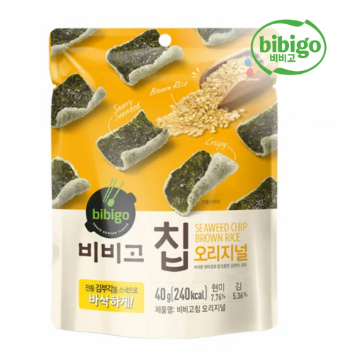 CJ SNACK GIM FRIED ORIGNAL 40g*24 /씨제이 비비고 칩 오리지널