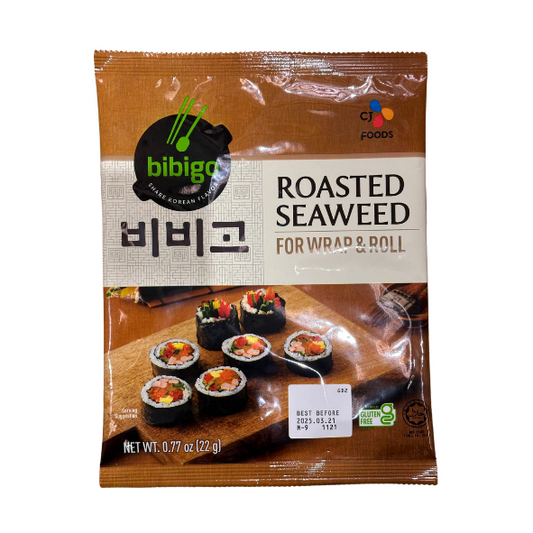 CJ BIBIGO ROASTED SEAWEED FOR GIMBAP 22g*50 / 씨제이 비비고 김밥용 김 22g