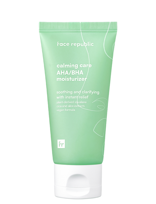 face republic Calming Care AHA/BHA Moisturiser