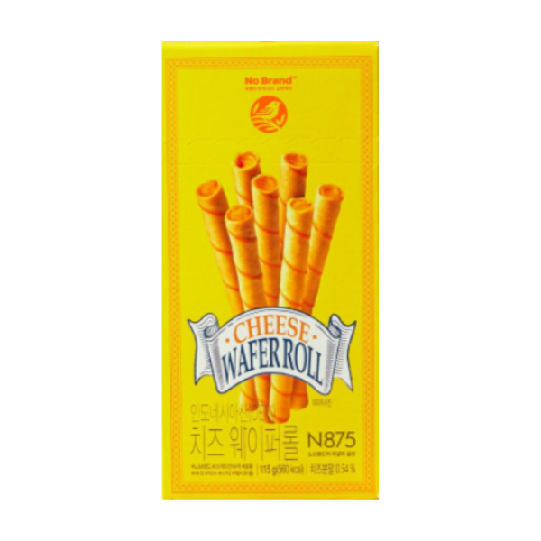 No Brand Cheese Wafer Roll 115g*12/노브랜드 치즈 웨이퍼롤