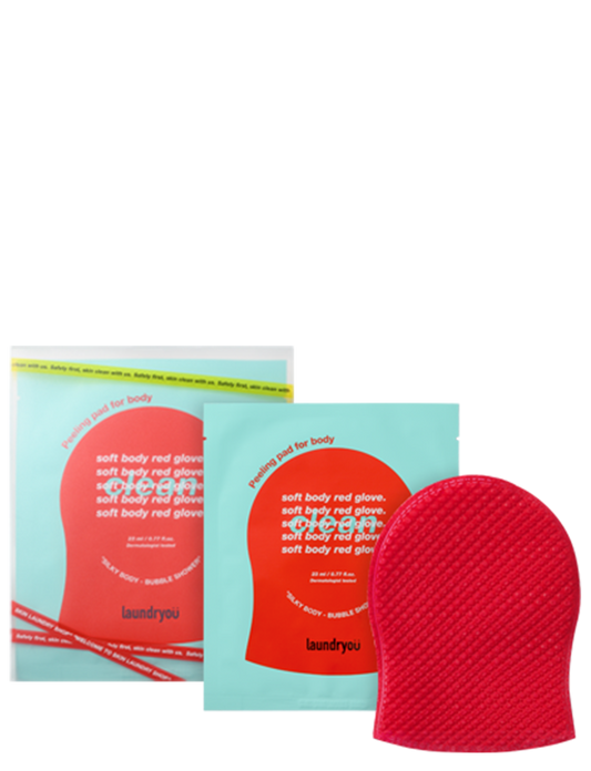 laundryou Soft Body Red Glove Clean
