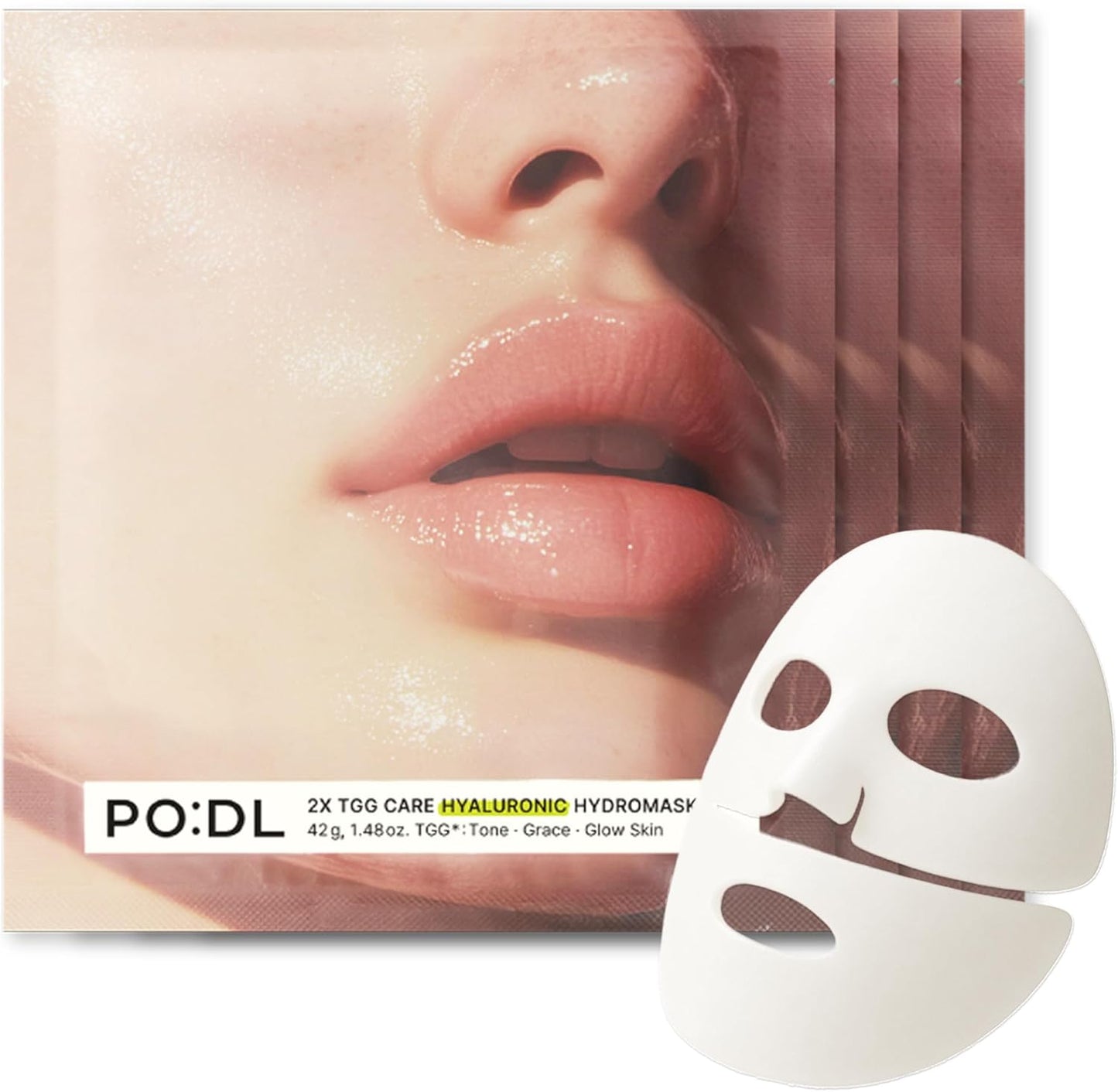 PO:DL 2X TGG Care Hyaluronic Hydromask 4P