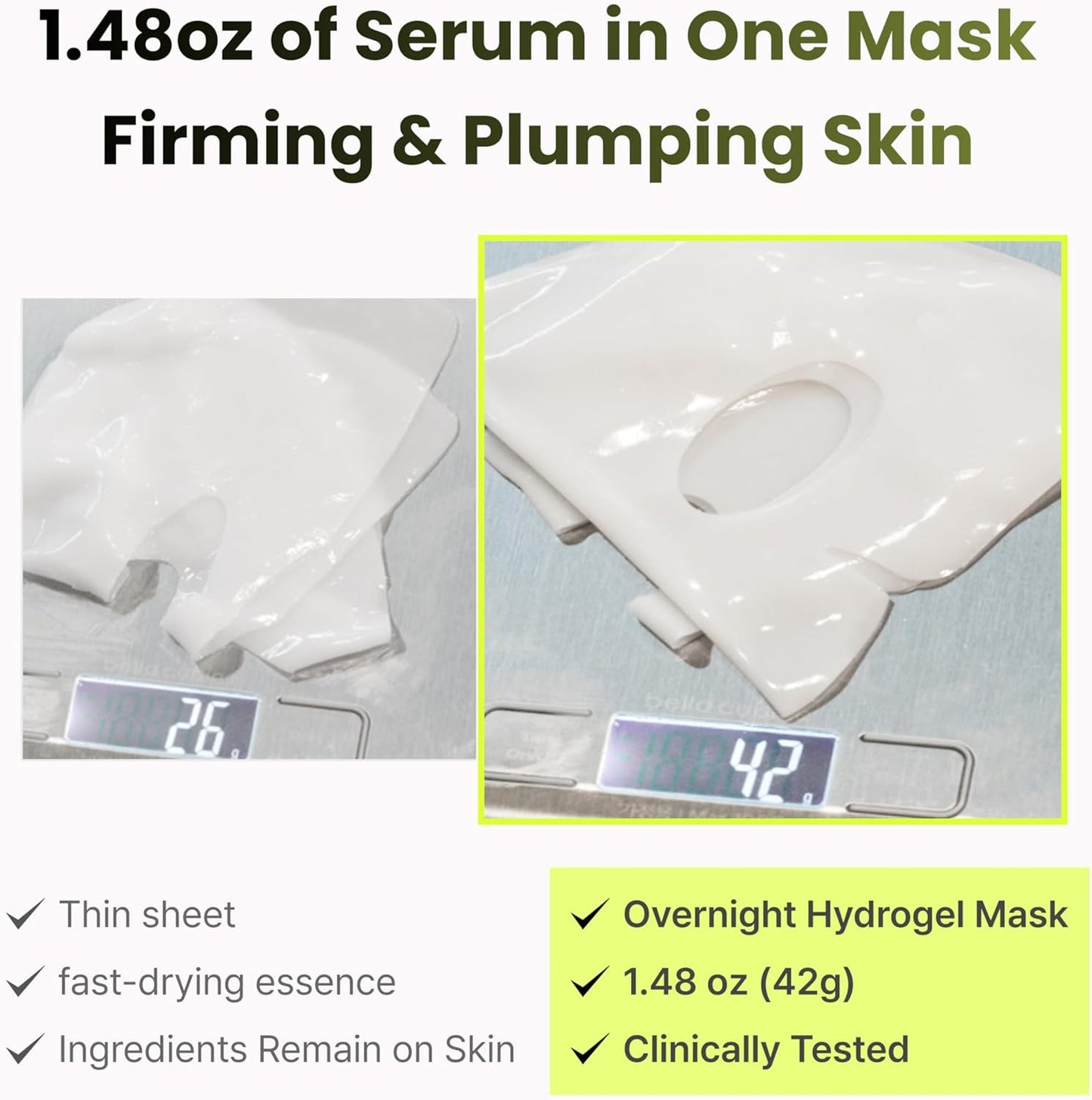 PO:DL 2X TGG Care Hyaluronic Hydromask 4P