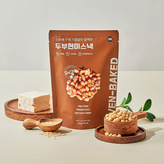 GUTFLEX TOFU BROWN RICE CRACKER 50g*10/것플렉스 두부 현미 스낵 50g*10