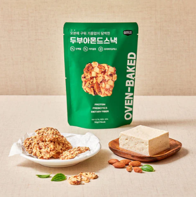 GUTFLEX TOFU ALMOND CRACKER 50g*10/것플렉스 두부 아몬드 스낵 50g*10
