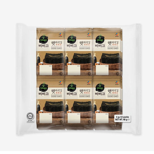 CJ Dried and Seasoned Laver 12ea*10 /비비고 햇바삭김 재래 도시락 김 12입