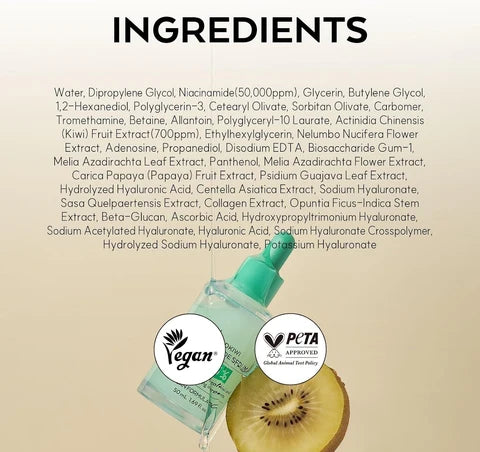 KIWIGLOW Vegan Jeju Gold Kiwi Niacinamide Serum